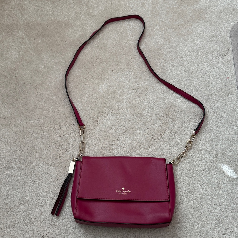 Kate Spade Magenta Crossbody Bag